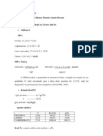 CÁLCULOS DE ADEQUAÇÃO Idoso