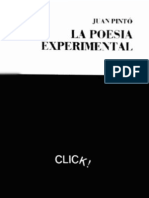 Juan Pinto La Poesia Experimental 1983