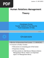 Lecture - 3 Human Relations Management Theory