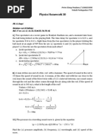 Physics Homework 10