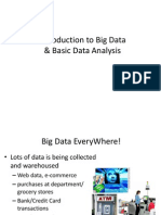 Introduction To Big Data & Basic Data Analysis