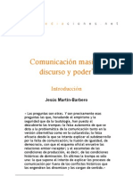 Comunicación Masiva: Discurso y Poder