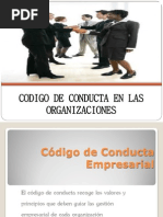 Codigo de Conducta en Las Organizaciones - Diapositivas