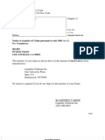 Notice To Transfer of Claim Pursuant To Rule 3001 (E) (1) To: Transferor: Ibahn PO BOX 534151 Los Angeles, Ca 90051