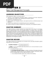   CHAPTER 2 Basic Cost Management Concepts