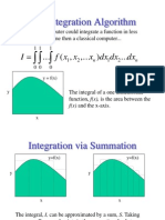 The Integration Algorithm: DX DX DX X X X F I