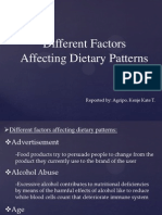 Feeding Helpless Patient - Types Od Diet and Factors Affecting Dietary Pattern