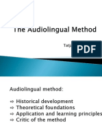 The Audiolingual Method