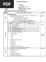 Sesion de Aprendizaje 25 A 29