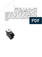 Servo Motor and Quadrature Encoder