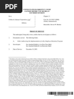 In Re:) ) Collins & Aikman Corporation, Et Al.) Case No. 05-55927 (SWR) ) (Jointly Administered) Debtors.) ) Honorable: Steven W. Rhodes)