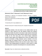 Environment Friendly Antibacterial Activity of Water Chestnut Fruits