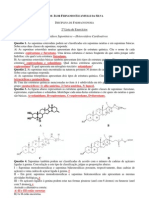 Lista 2 - FARMACOGNOSIA - Turma Regular - Saponinas e Cardioativos - 12 Exercícios - ALUNOS