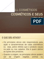 Cosméticos e Seus Ativos