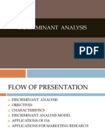 Discriminant Analysis