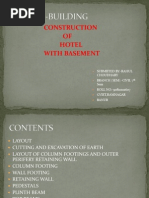 Construction OF Hotel With Basement