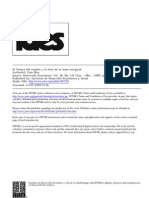 Nun El Futuro Del Empleo y La Tesis de La Masa Marginal Desarrollo Economico 1999