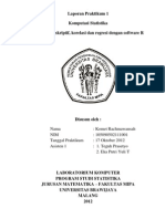 Praktikum Komputasi Statistik 1 KOmet