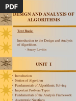 Design and Analysis of Algorithms: Text Book