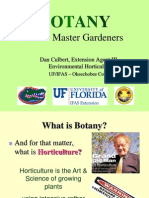 Is For Master Gardeners: Dan Culbert, Extension Agent III - Environmental Horticulture