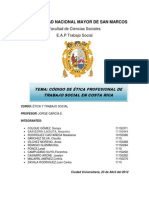 Codigo de Etica Profesional de Costa Rica