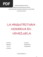 La Arquitectura Moderna en Venezuela