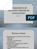 Computadores de Repertorio Reducido de Instrucciones