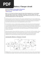 Automatic Battery Charger Circuit