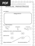 Animales Prehistóricos