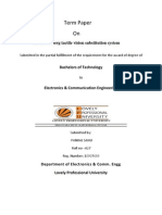 Term Paper On: The Heidelberg Tactile Vision Substitution System