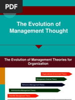 The Evolution of Management Thought