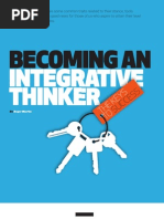 Becoming An Integrative Thinker