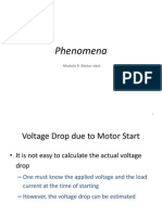 Phenomena: Module 9: Motor Start