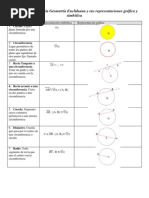 Definiciones de Circunferencias y Circulos