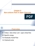 Ch9 Non-Uniform Flow in Open Channels