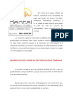 Importancia de Ir Al Dentista.