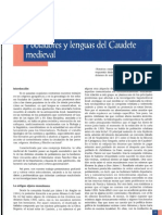 Pobladores y Lenguas Del Caudete Medieval. (Sobre El Habla)