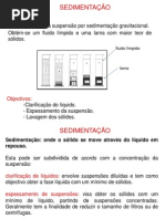 Aula 10 - Sedimentacao