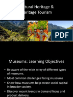 Cultural Heritage & Heritage Tourism