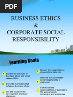 Business Ethics & CSR