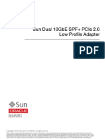 Sun Dual 10gbe SPF+ Pcie 2.0 Low Profile Adapter: User'S Guide