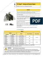 Banner D10 Analog Discrete Outputs