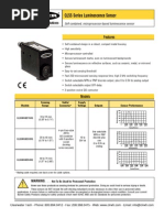 Banner QL55 Luminescence Sensors