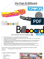 Task 5 - Top of The Pops & Billboard