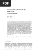 When and Why Do Translators Add Connectives? A Corpus-Based Study