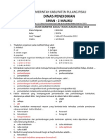 Soal UAS Bio 3-1