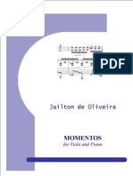 Momentos For Viola and Piano - Viola Part