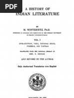 Maurice Winternitz History of Indian Literature Vol I 1927