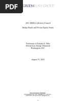 2011 ERISA Advisory Council Hedge Funds and Private Equity Funds