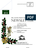 Newsletter December 2012